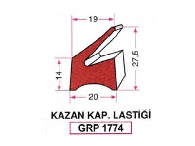 Kazan Kapak Lastiği Grp 1774