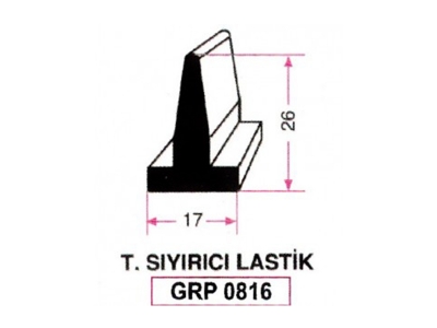 T. Sıyırıcı Lastik Grp 0816