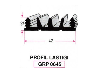 Profil Lastiği Grp 0645