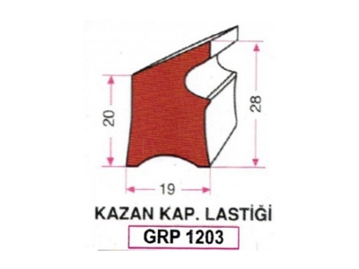 Kazan Kapak Lastiği Grp 1203