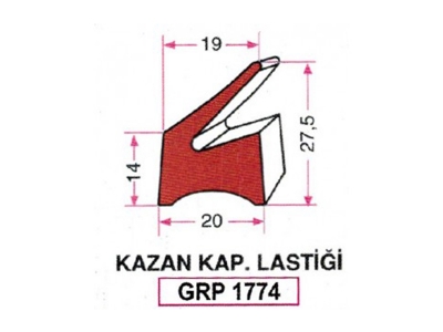 Kazan Kapak Lastiği Grp 1174
