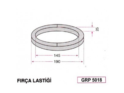 Fırça Lastiği Grp 5018