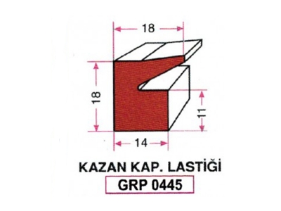Kazan Kapak Lastiği Grp 0445