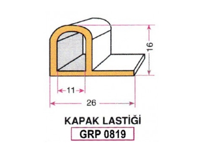Kapak Lastiği Grp 0819