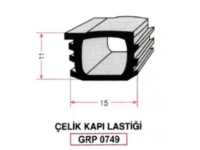 Çelik Kapı Lastiği 0749