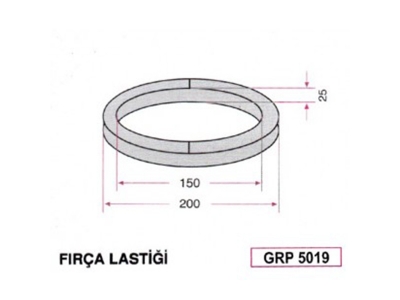 Fırça Lastiği Grp 5019