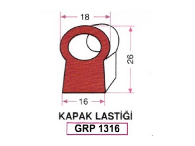 Kapak Lastiği Grp 1316