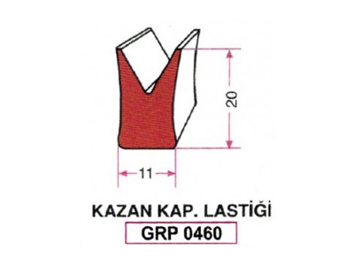 Kazan Kapak Lastiği Grp 0460