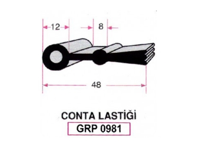 Conta Lastiği Grp 0981