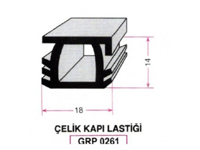 Çelik Kapı Lastiği 0261